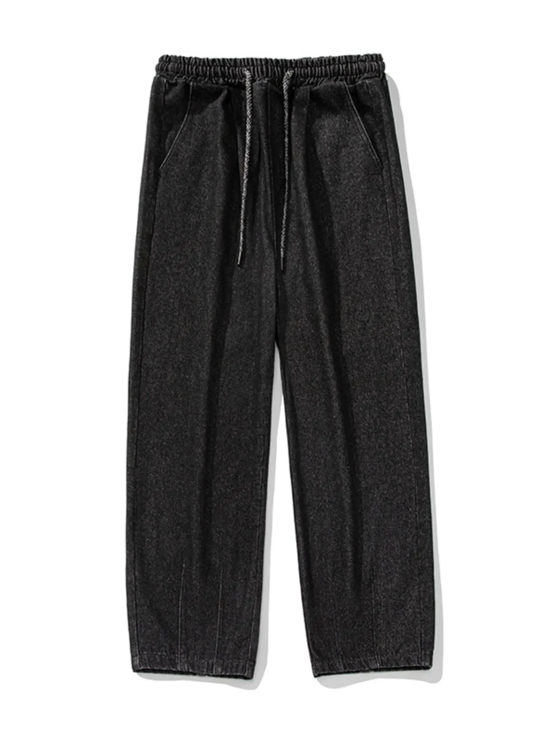 Men's Plus Size Drawstring Loose Fit Jeans