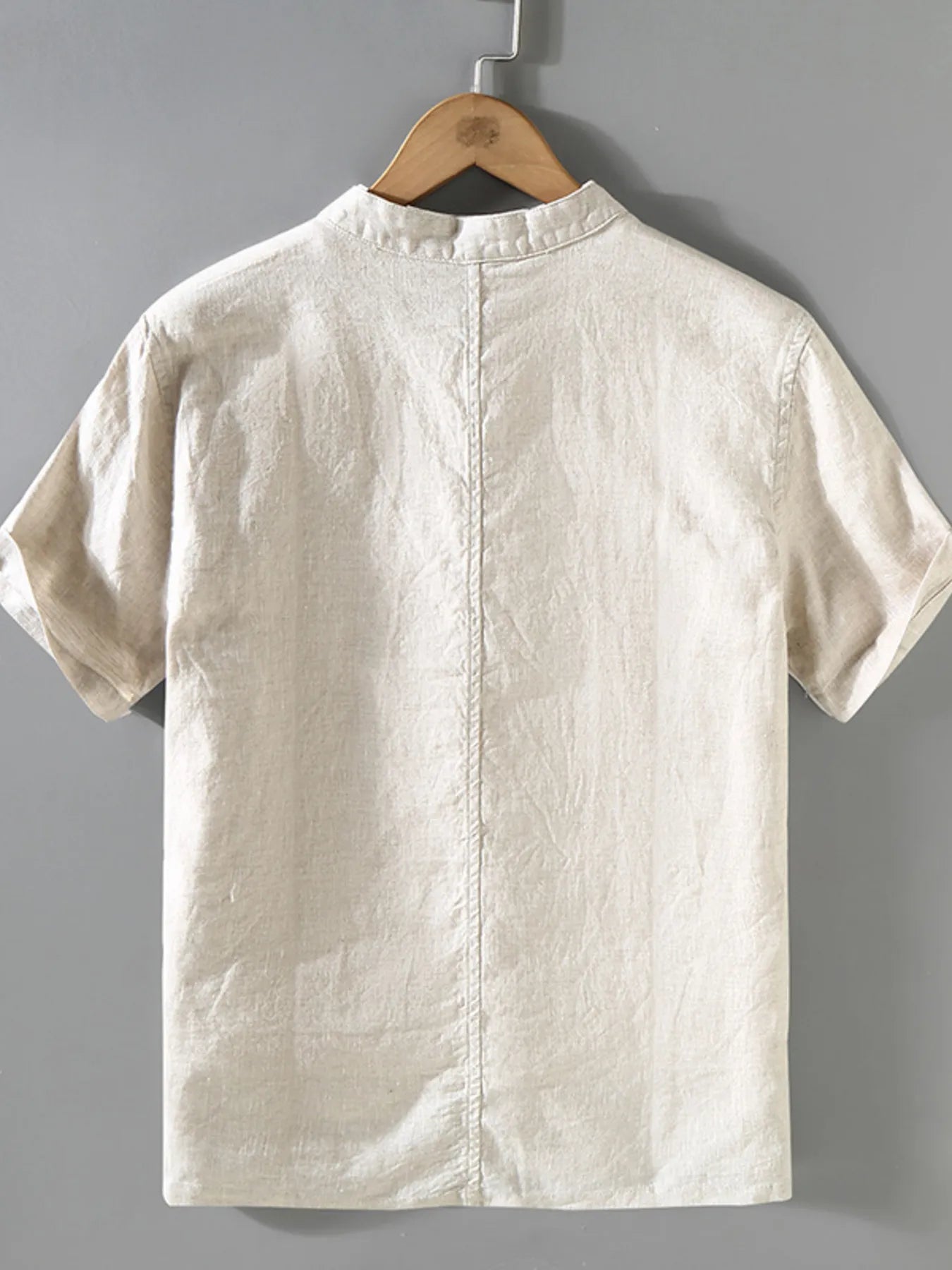 Men's Plus Size Button-Up Short Sleeve Casual Shirt