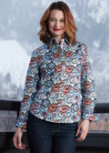Rome Shirt Blue Paisley