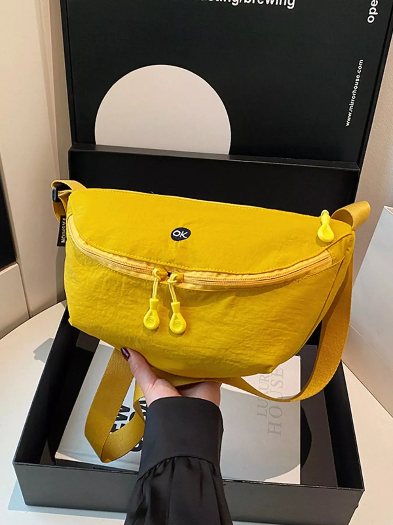 Lightweight Canvas Sling Bag
