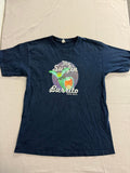 The Surfin Burrito T-shirt Cancun Mexico Surf Donkey Tee - L