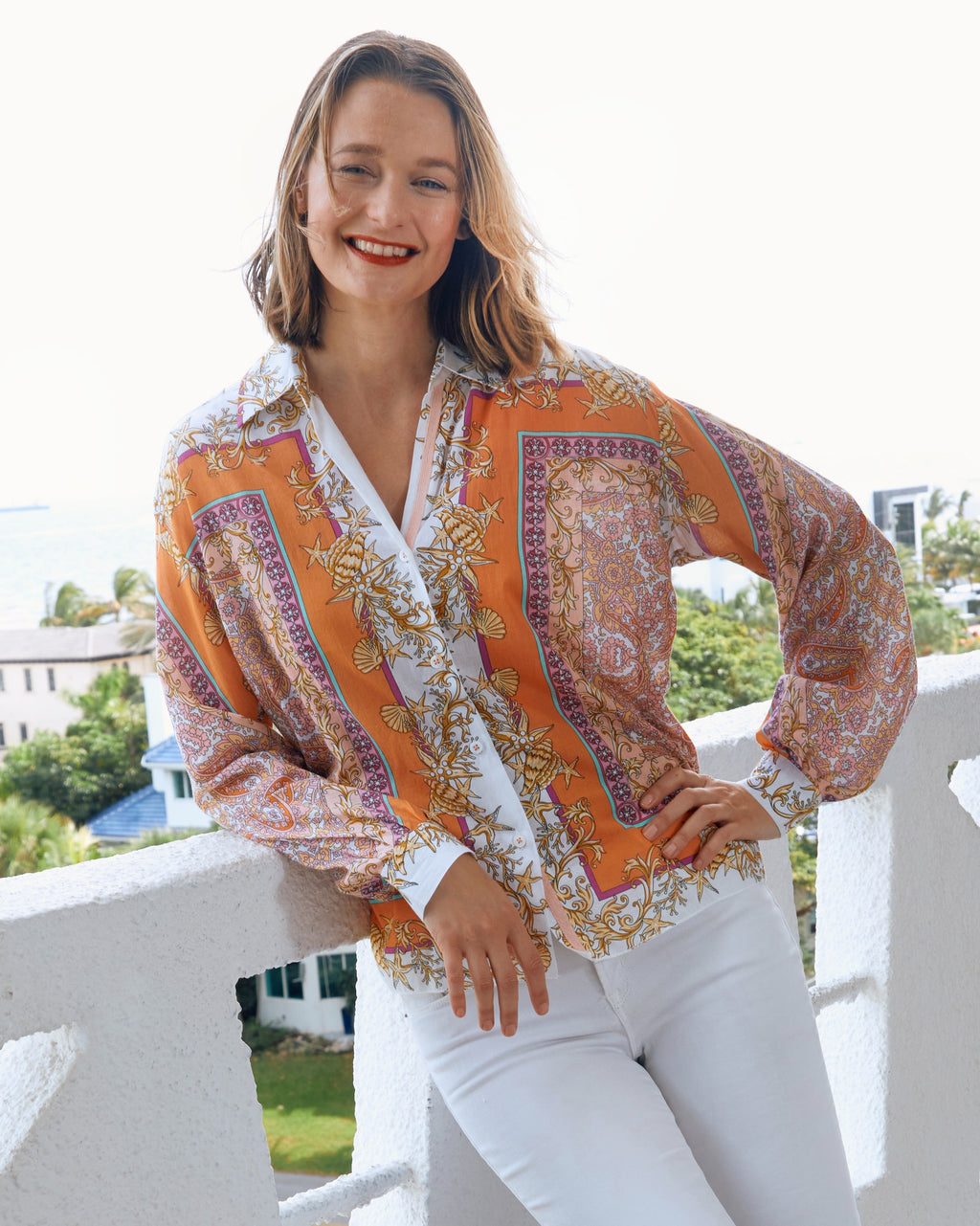 Buckhead Boxy Top Engineered Print