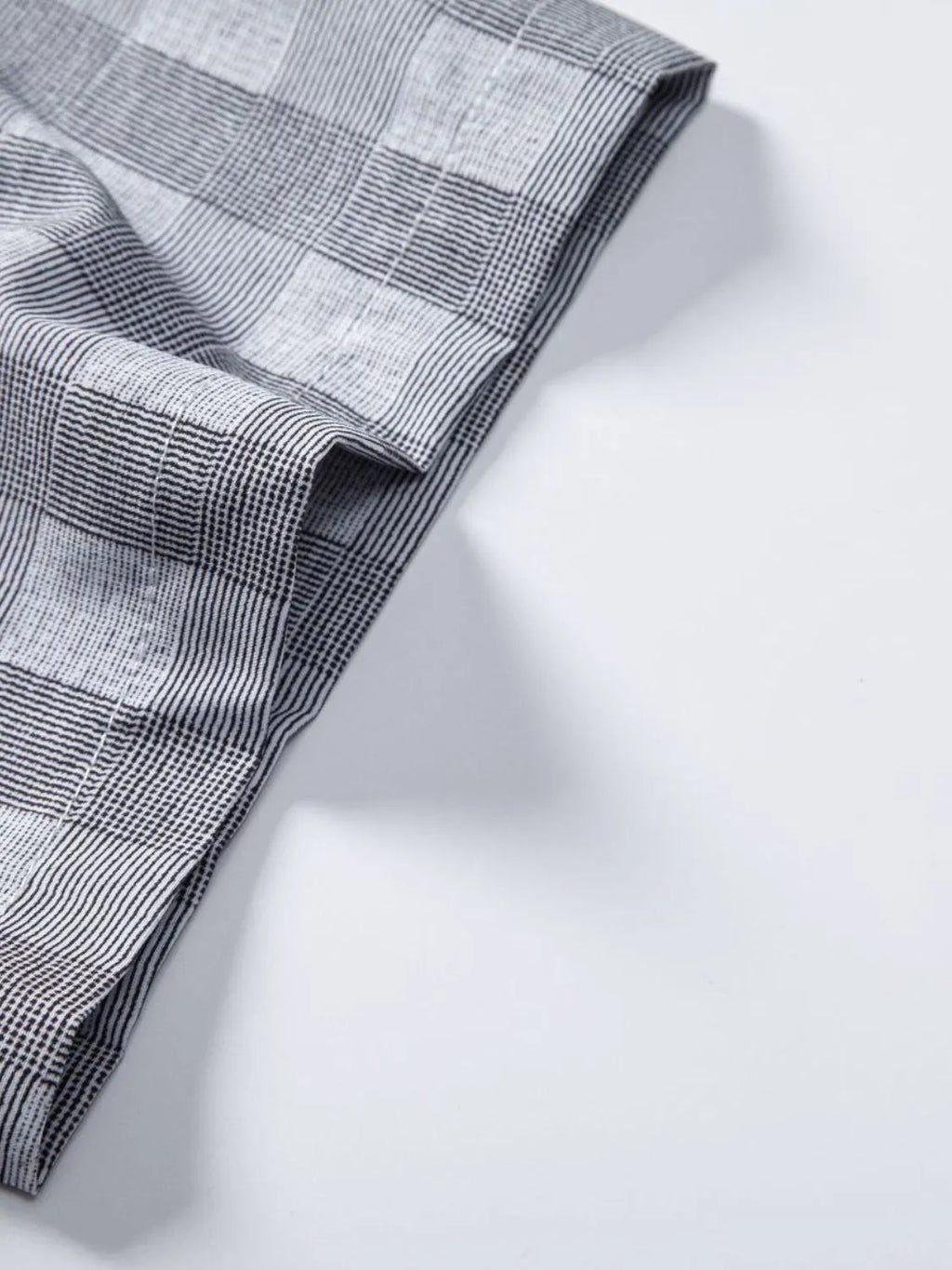 Men's Plus Size Casual Plaid Short Sleeve Button-Down Shirt