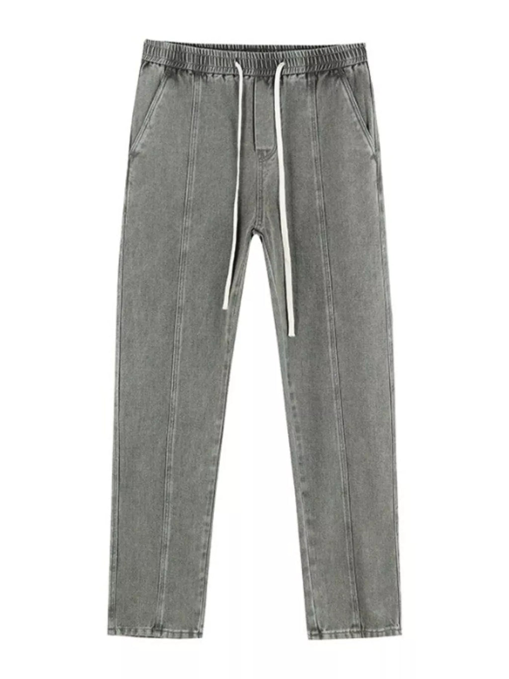 Men's Plus Size Relaxed Fit Drawstring Jeans