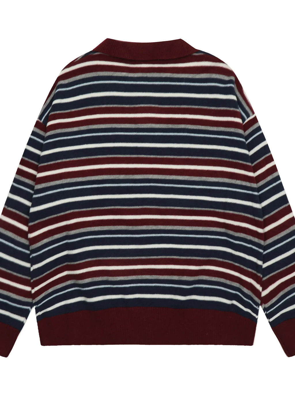 Men's Striped Long Sleeve Sweater