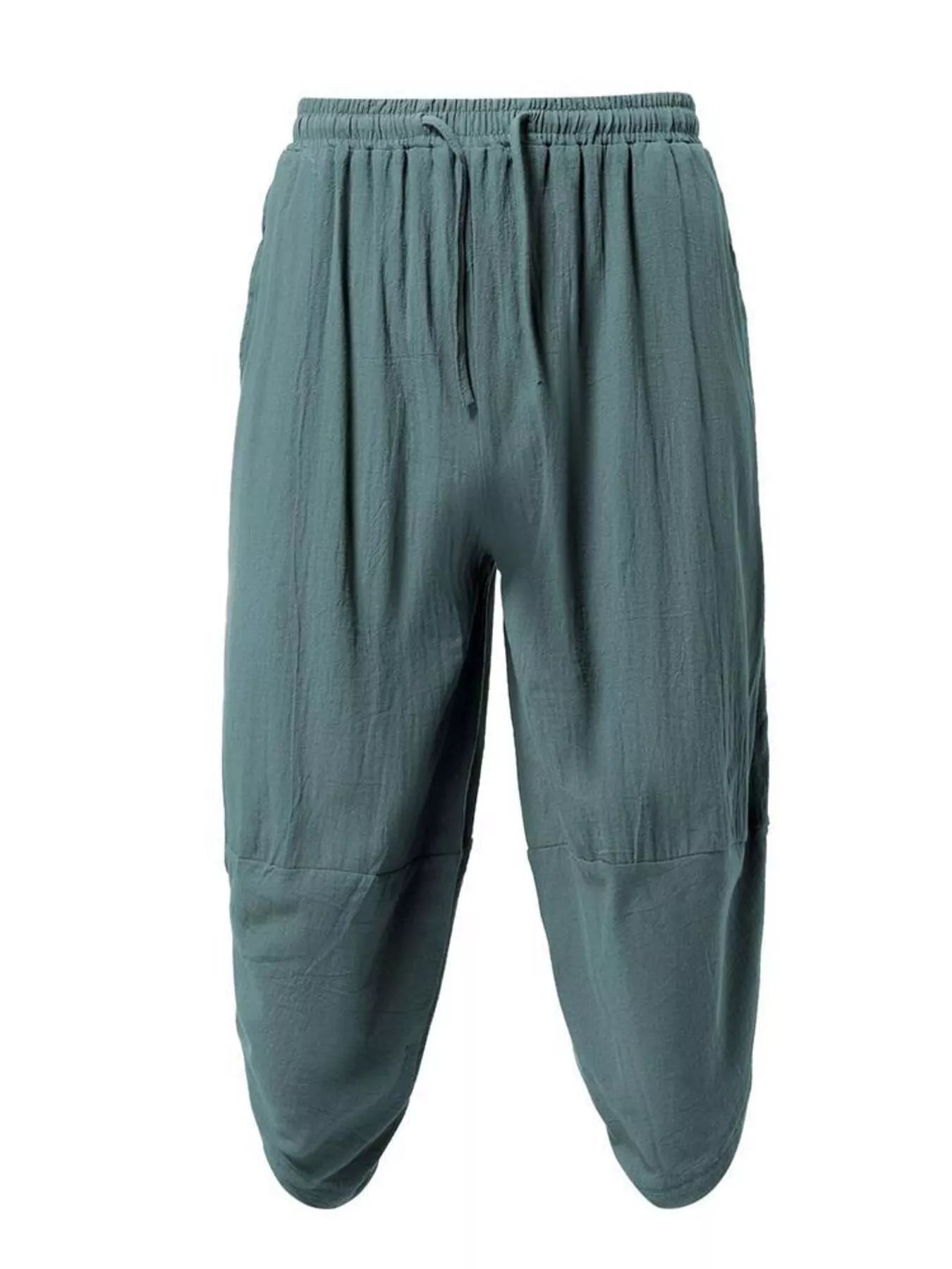 Men's Plus Size Loose Fit Cropped Pants