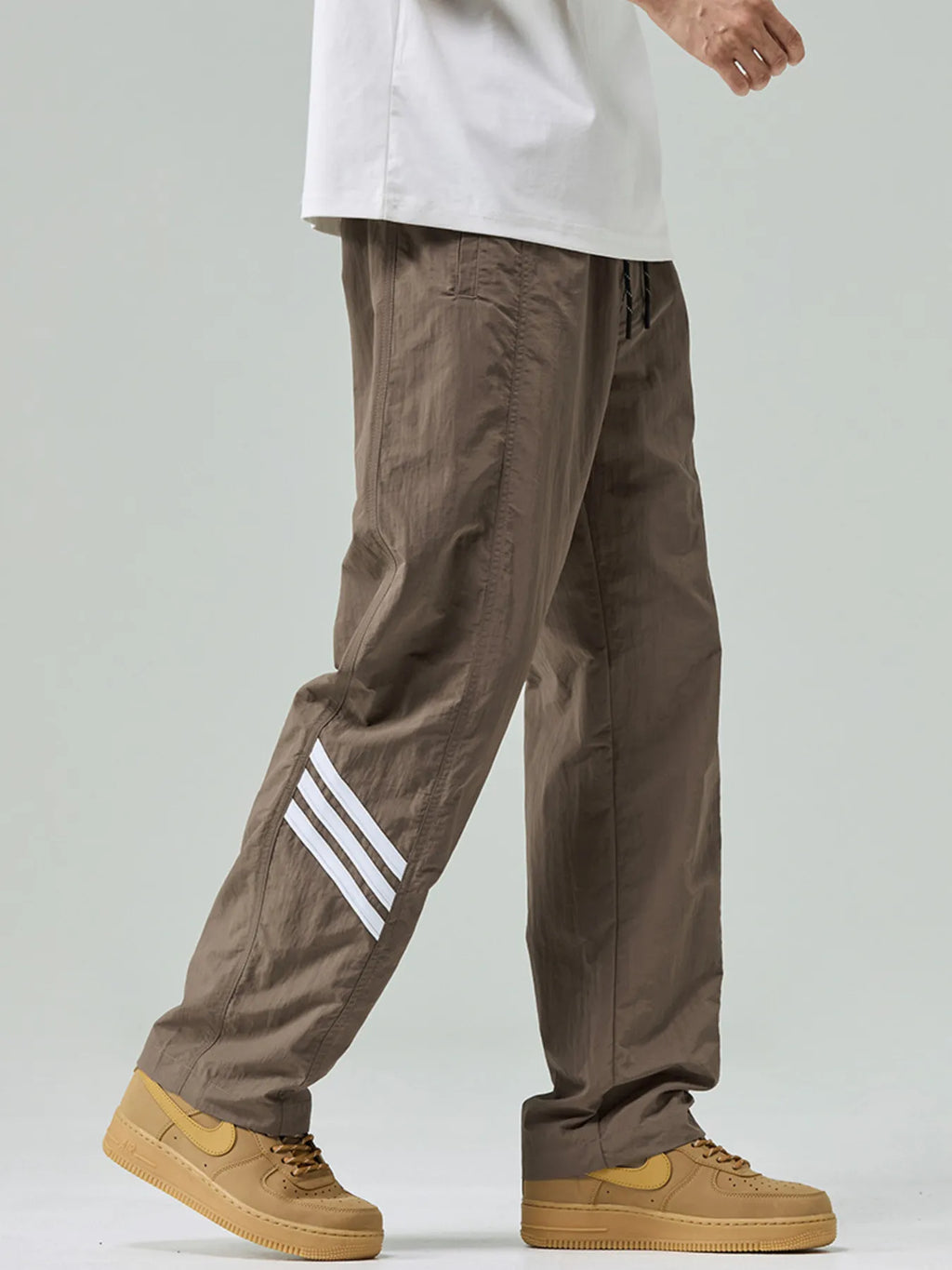 Men's Plus Size Drawstring Wide Leg Pants