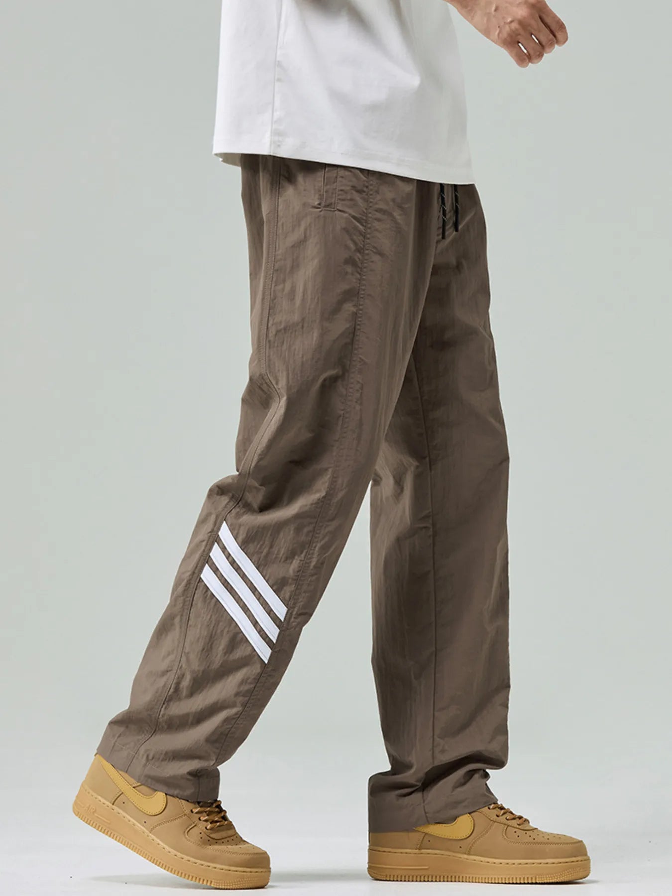 Men's Plus Size Drawstring Wide Leg Pants