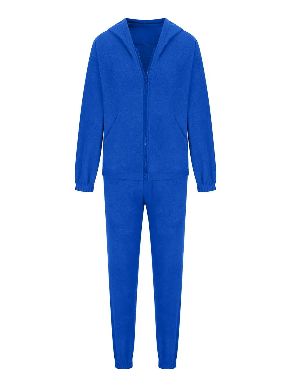 Zip Up Long Sleeve Hoodie and Joggers Set