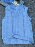 Men's Plus Size Textured Knit Tank