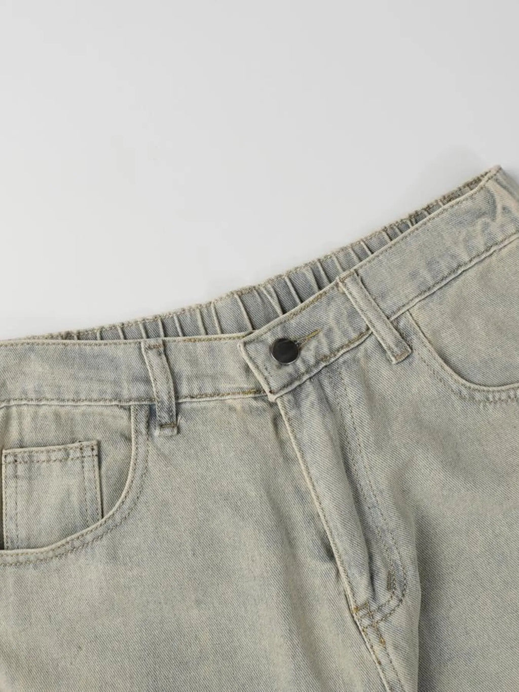Men's High Waist Wide Leg Jeans