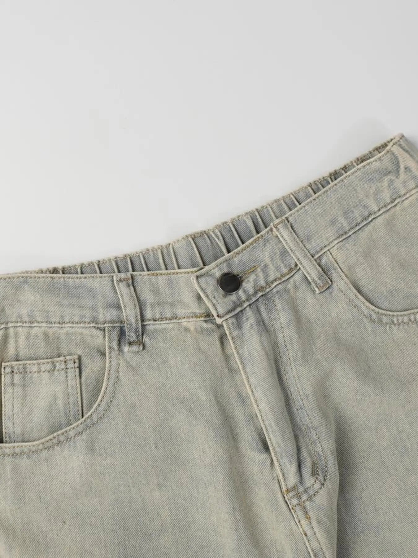 Men's High Waist Wide Leg Jeans