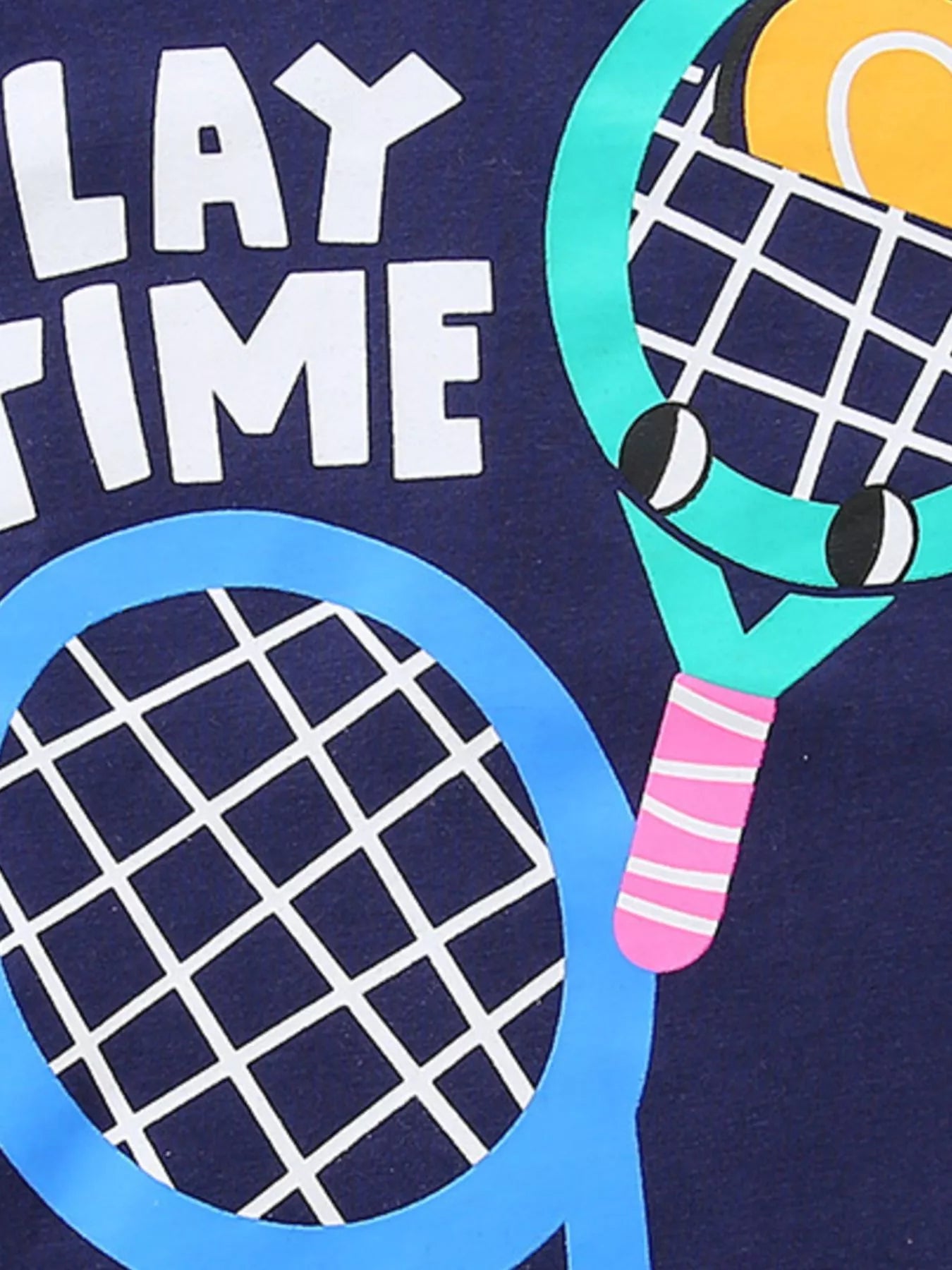 Children's Play Time Tennis Graphic Crew Neck T-Shirt