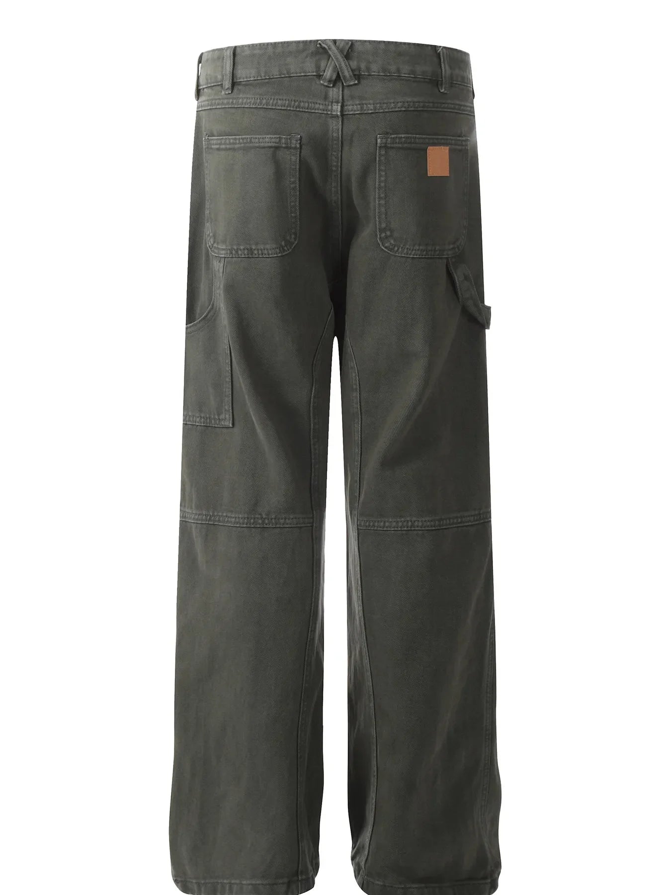 Men's Vintage Washed Wide Leg Cargo Jeans