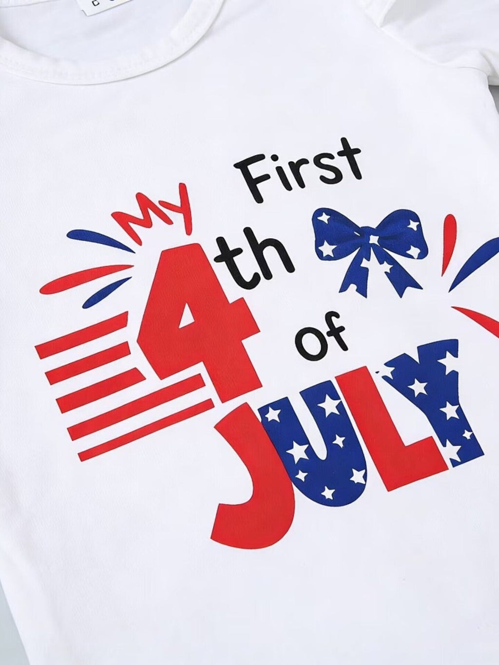 Children's My First 4th of July Bodysuit & Skort & Headband Set