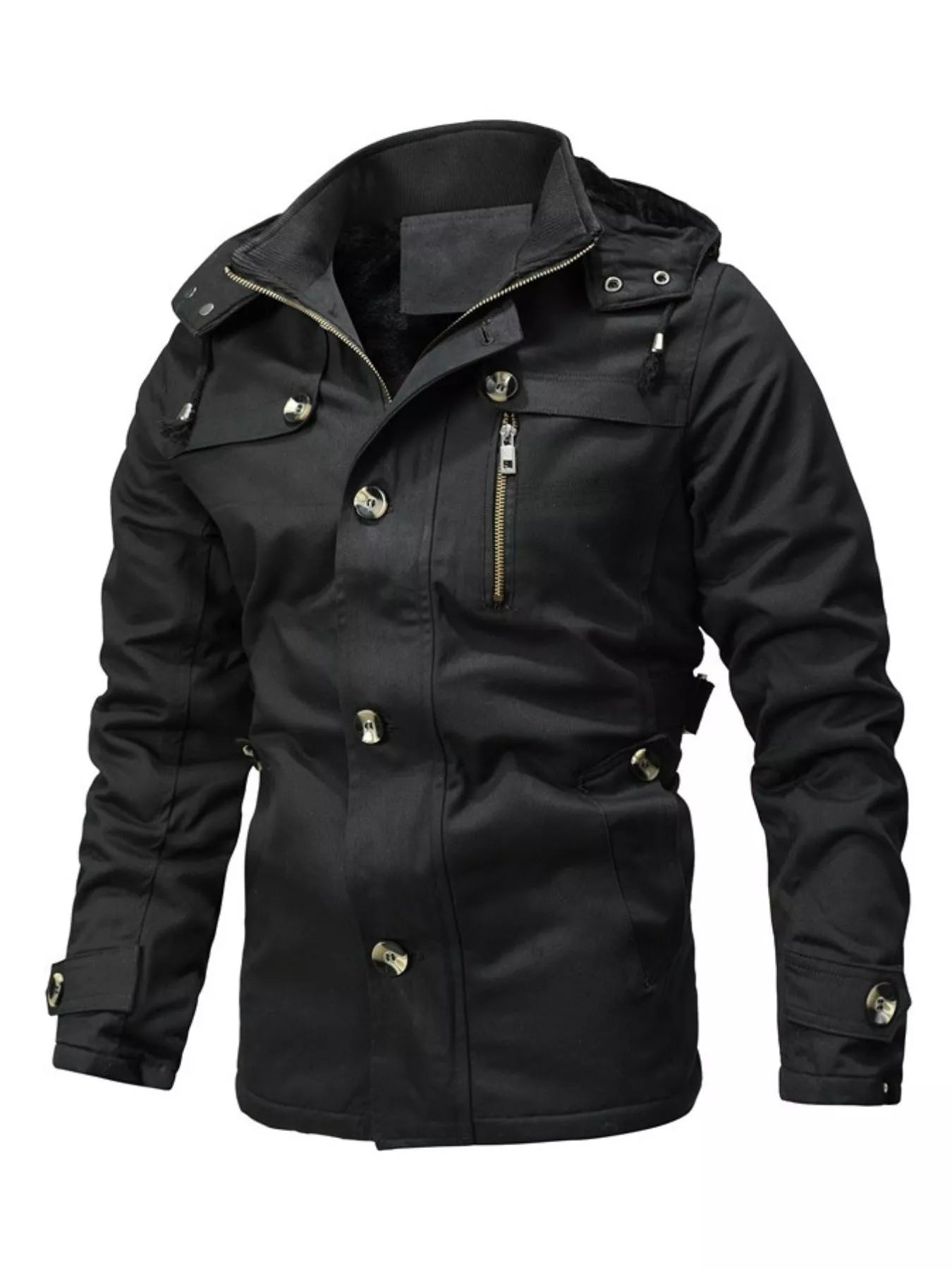 Men's Plus Size Zip Up Lightweight Bomber Jacket