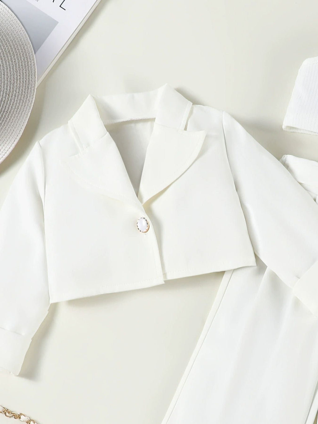 Children's Cami & One Button Blazer & Pants Set
