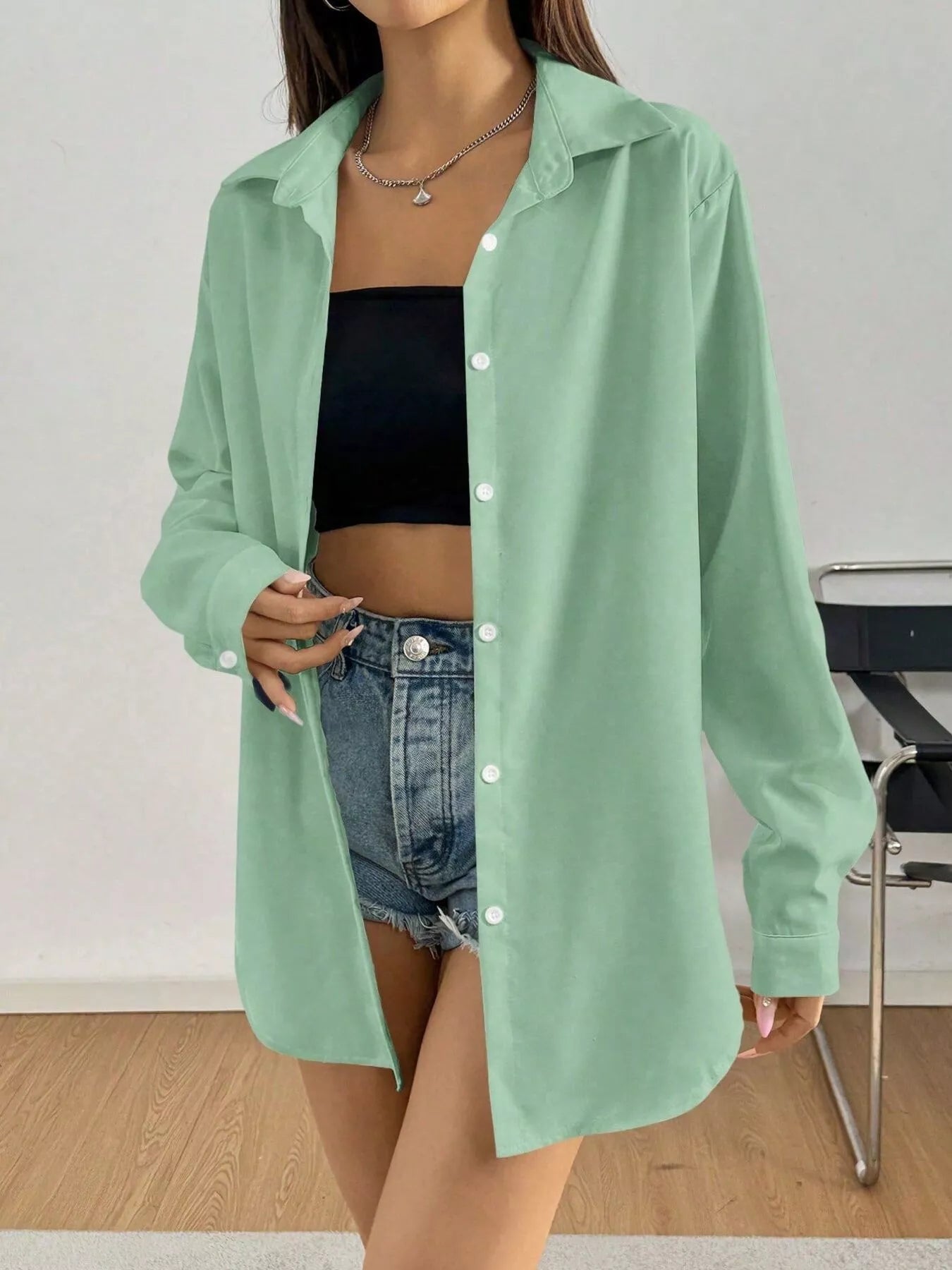 Button Up Long Sleeve Shirt