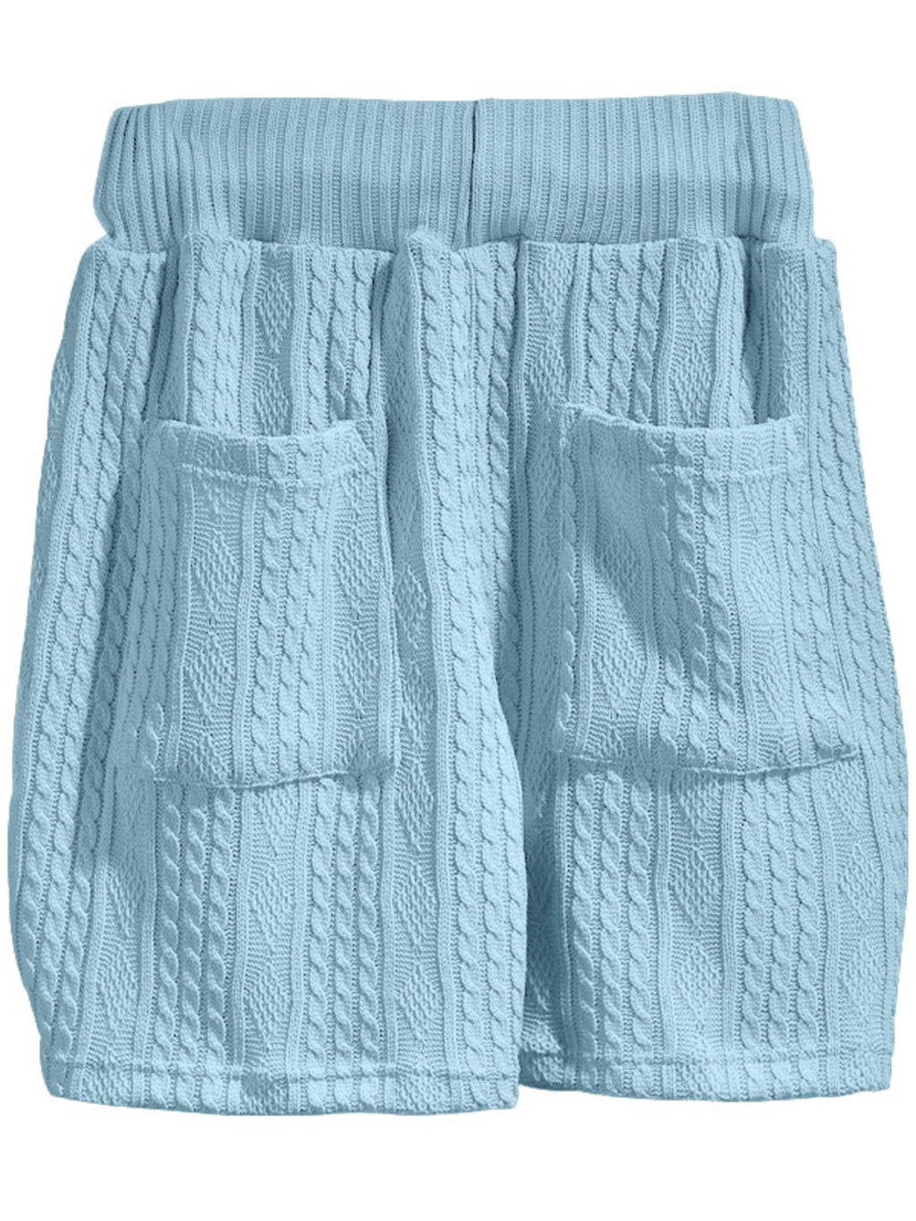 Men's Full Size Casual Knit V-Neck Short Sleeve Top and Shorts Set Plus Size