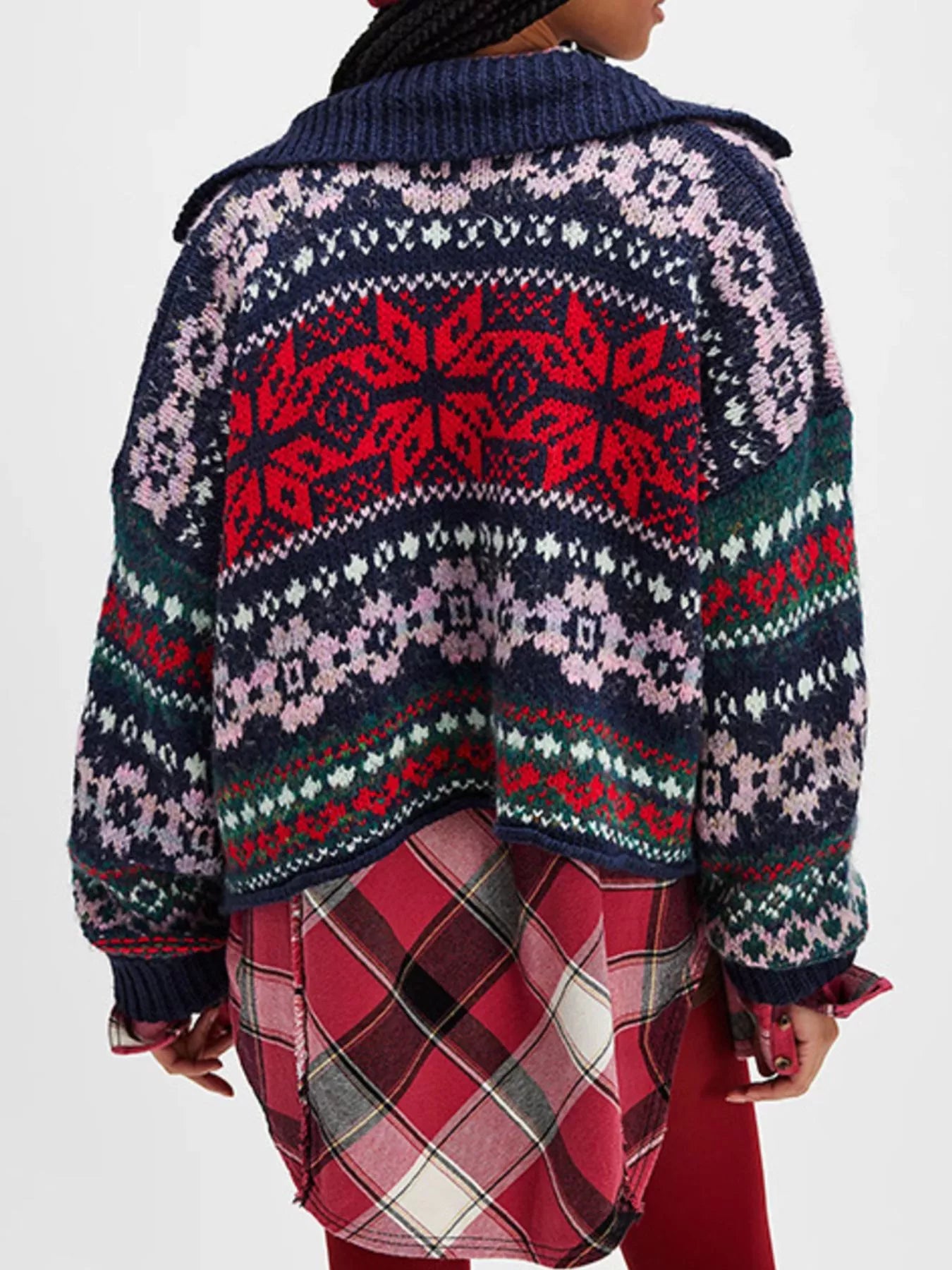 Vintage Button Up Knit Cardigan