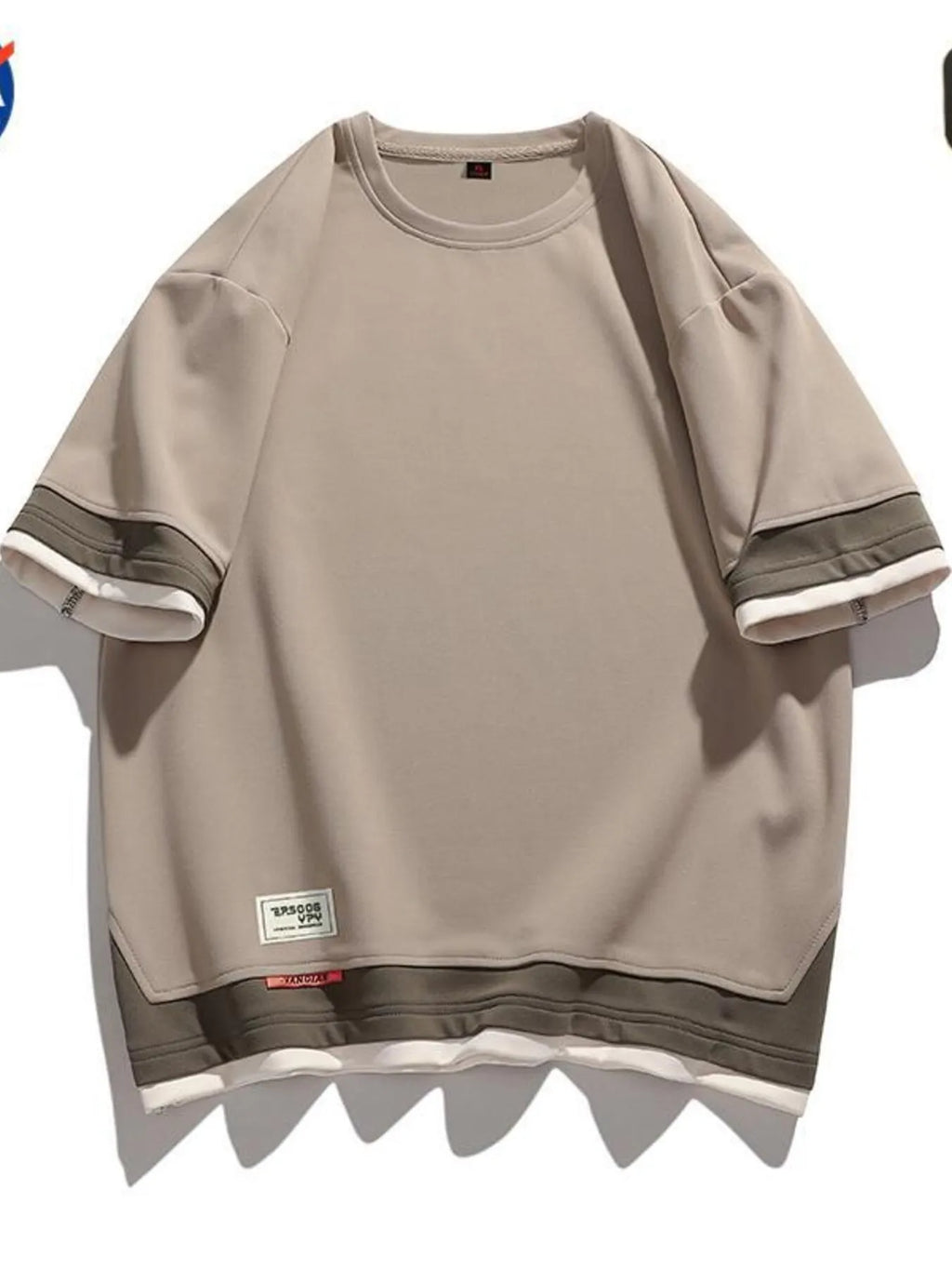Men's Plus Size Casual Loose Fit Short Sleeve T-Shirt