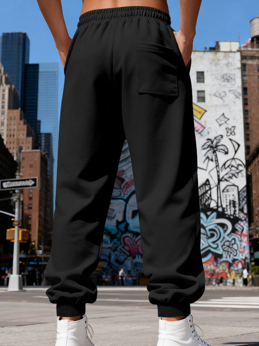 Men's Striped Casual Joggers