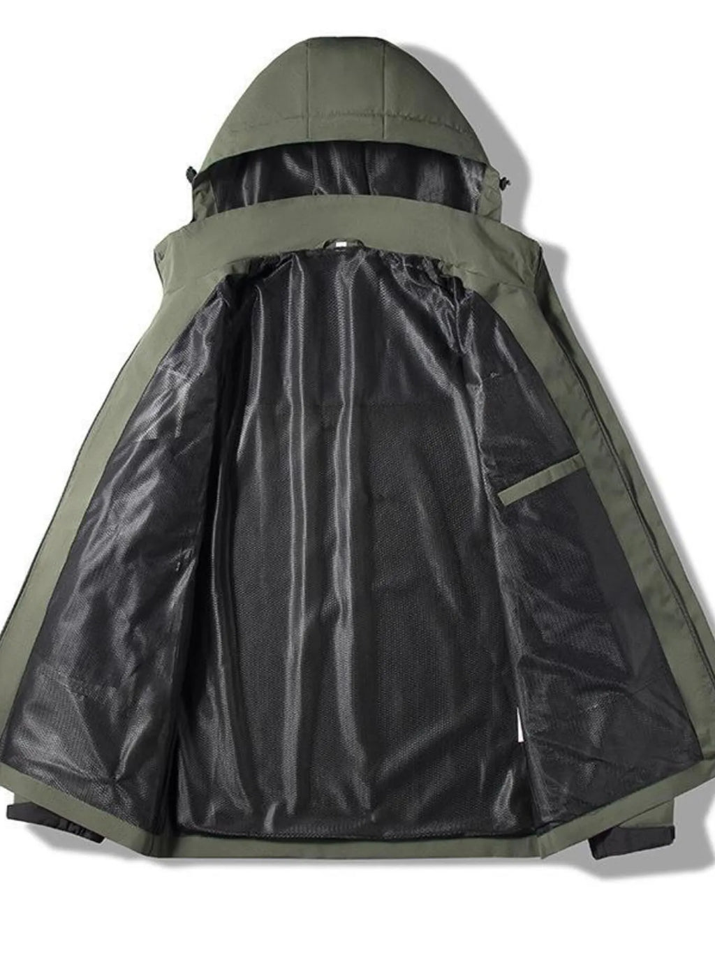 Men's Plus Size Casual Lightweight Hooded Jacket