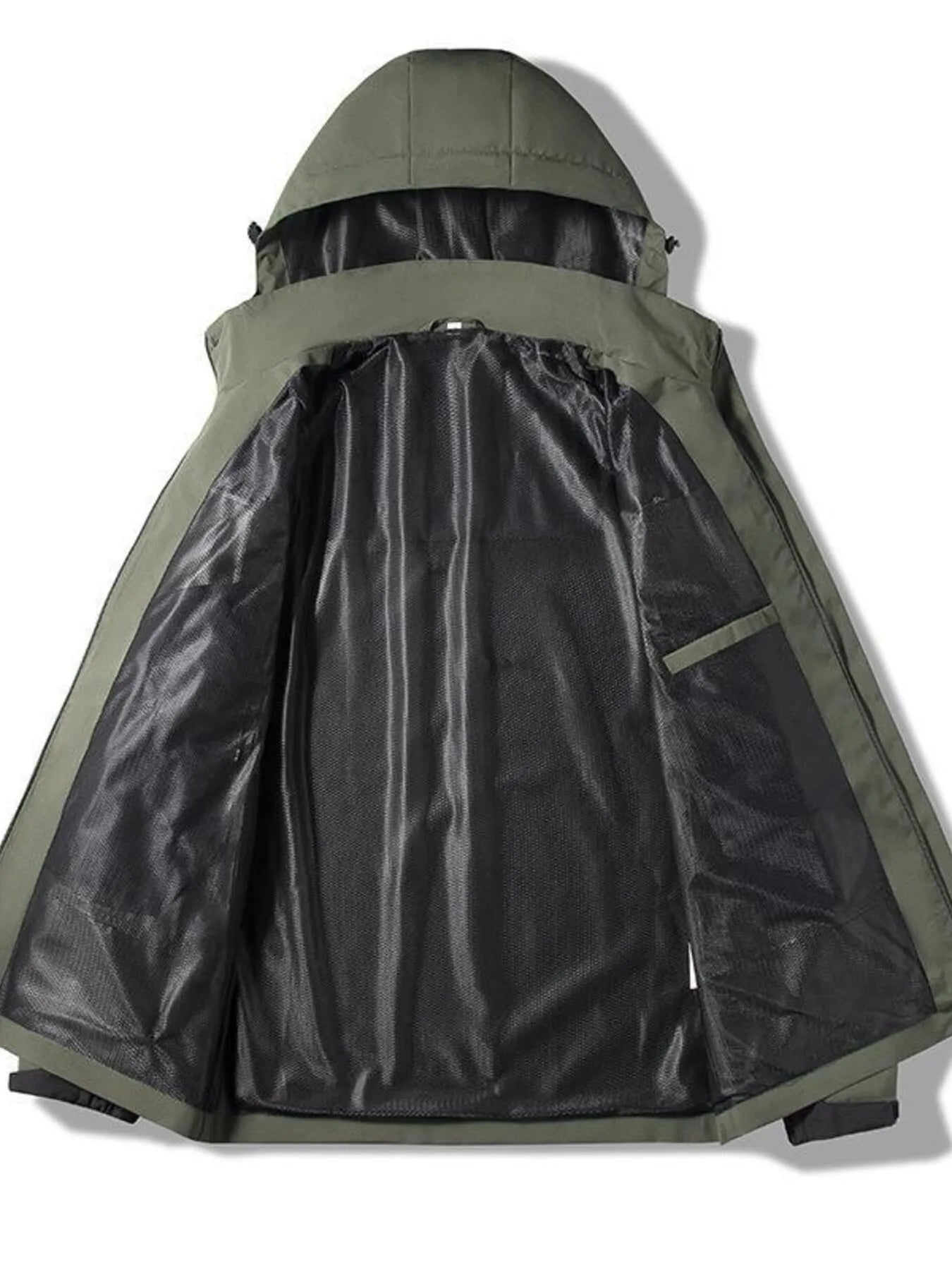 Men's Plus Size Casual Lightweight Hooded Jacket