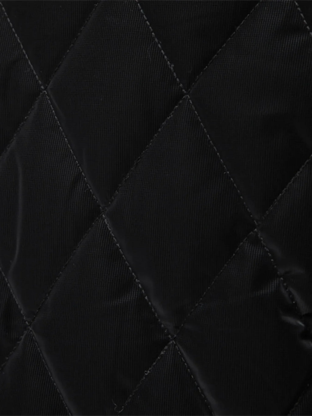 Men's Quilted Snap Down Long Sleeve Jacket