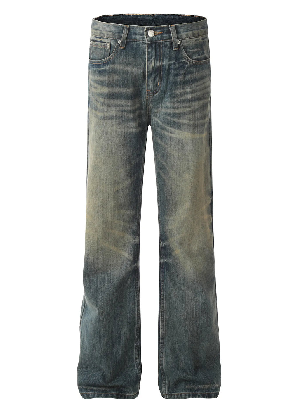 Men's Wash Straight Leg Jeans