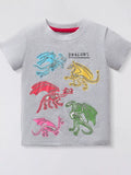 Children's Dinosaur Round Neck T-Shirt