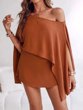 Side Slit Top and Mini Skirt Set