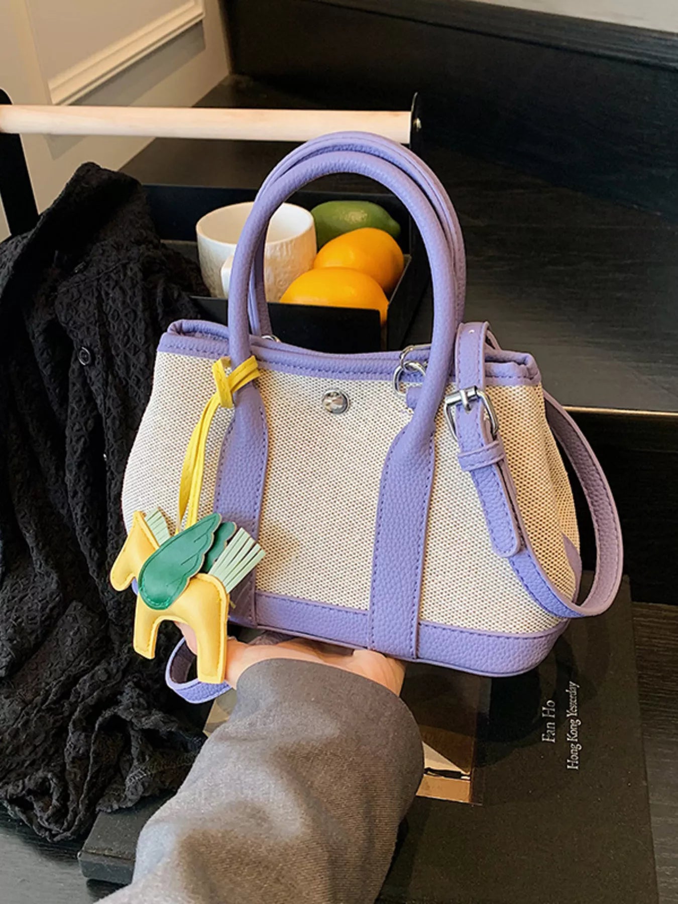 Contrast Crossbody Bag