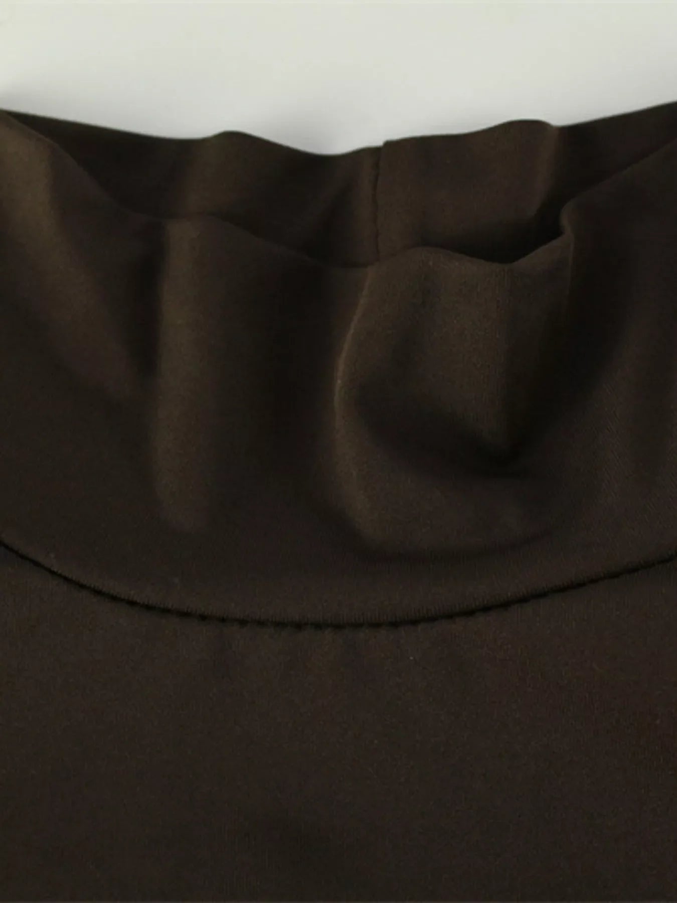 Turtleneck Long Sleeve Tie Waist Maxi Dress