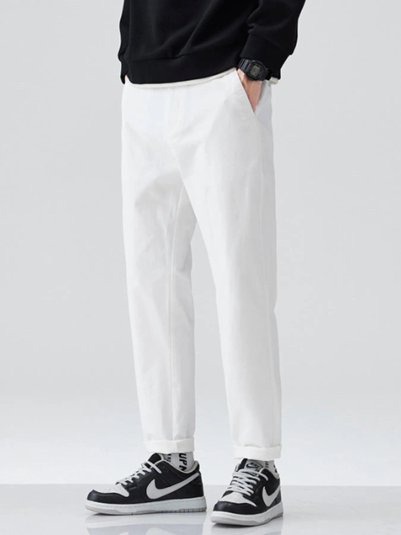 Men's Straight Leg Casual Pants