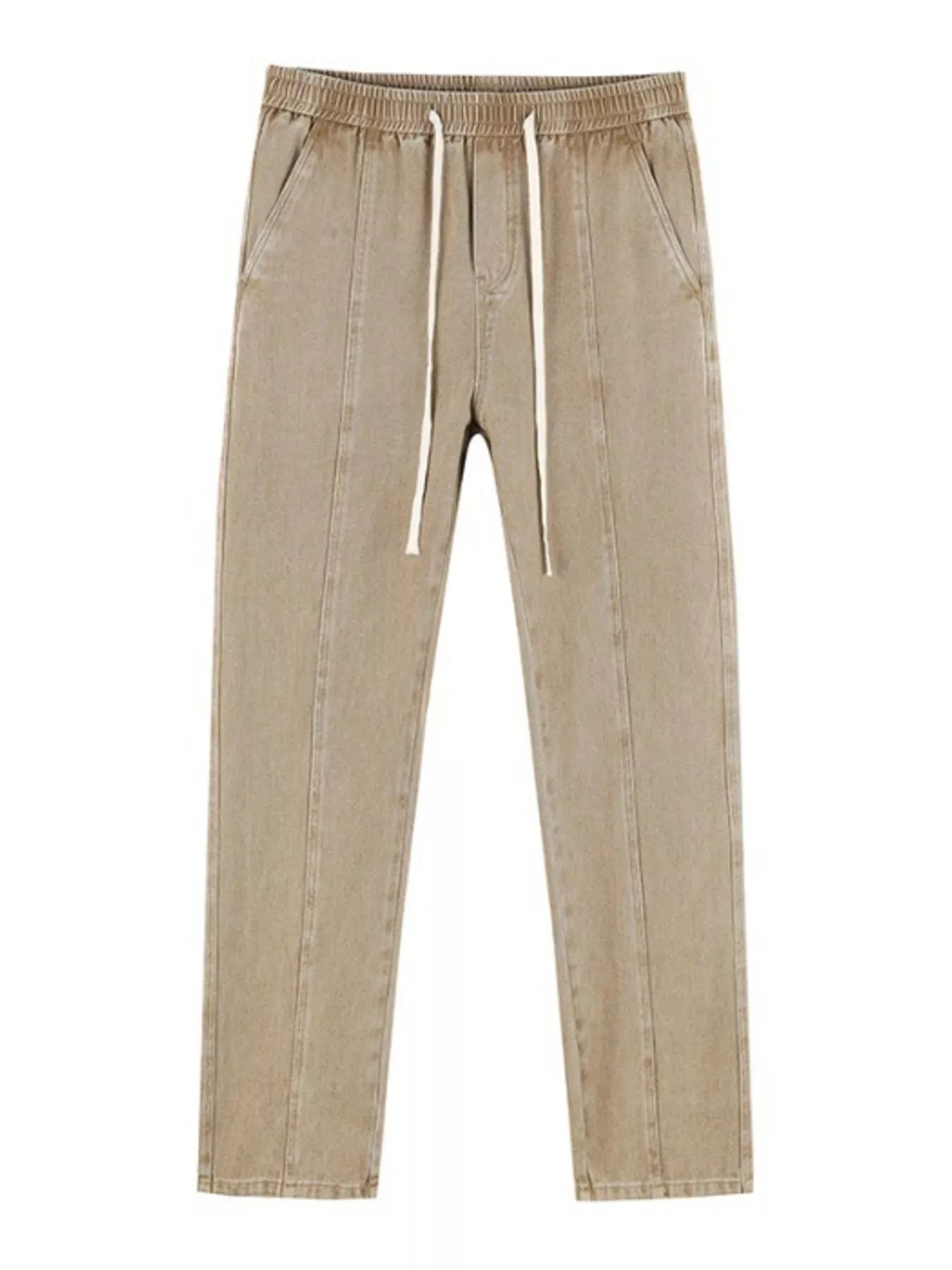 Men's Plus Size Relaxed Fit Drawstring Jeans
