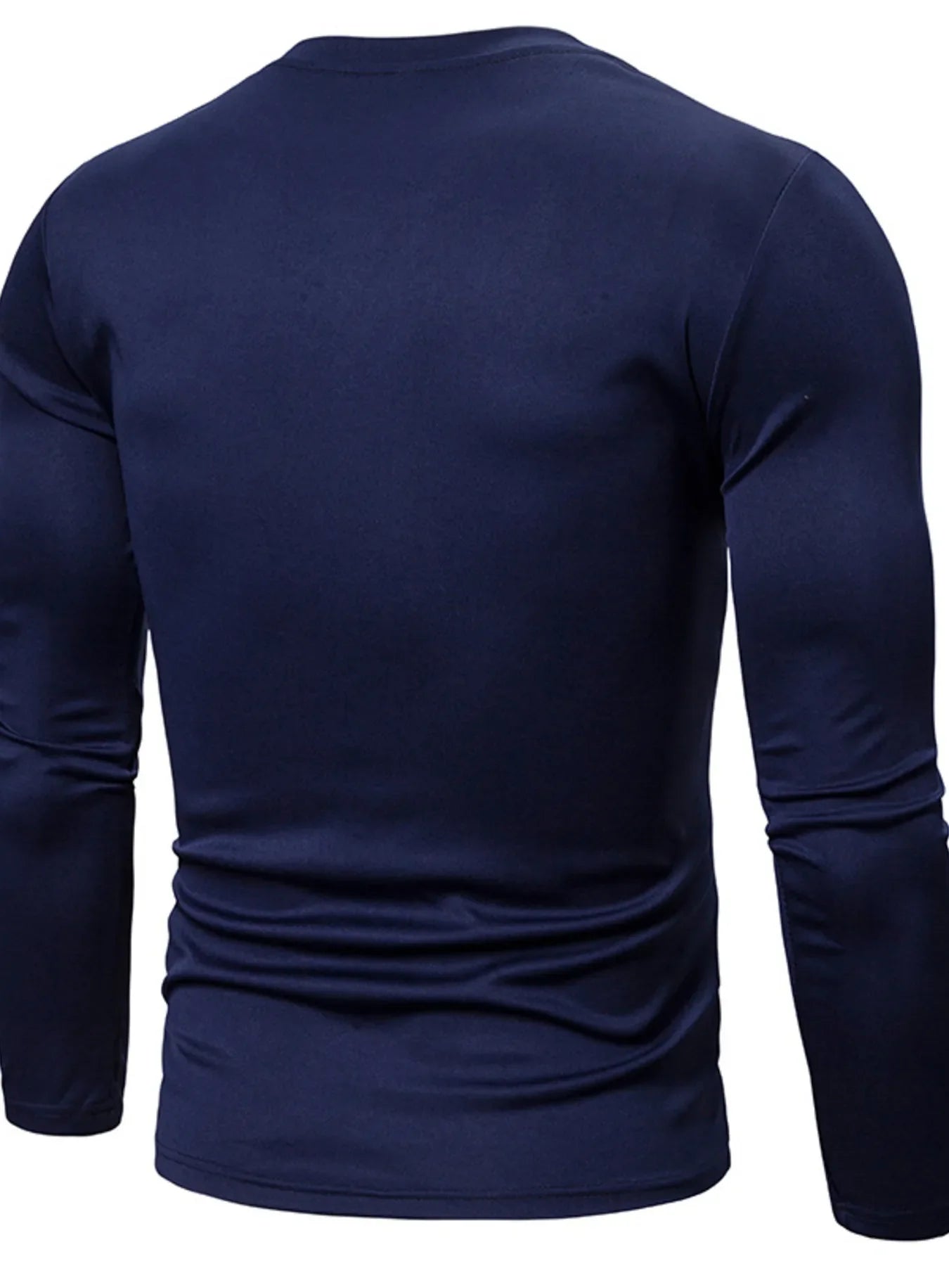 Men's Full Size Color Block Long Sleeve T-Shirt Plus Size