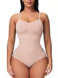 Full Size Seamless Scoop Neck Shaping Bodysuit Plus Size