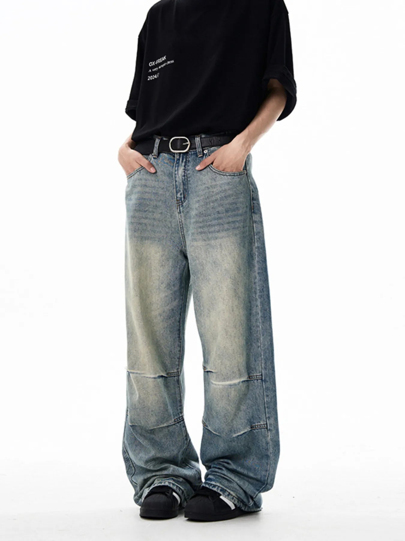 Men's Wide Leg Jeans