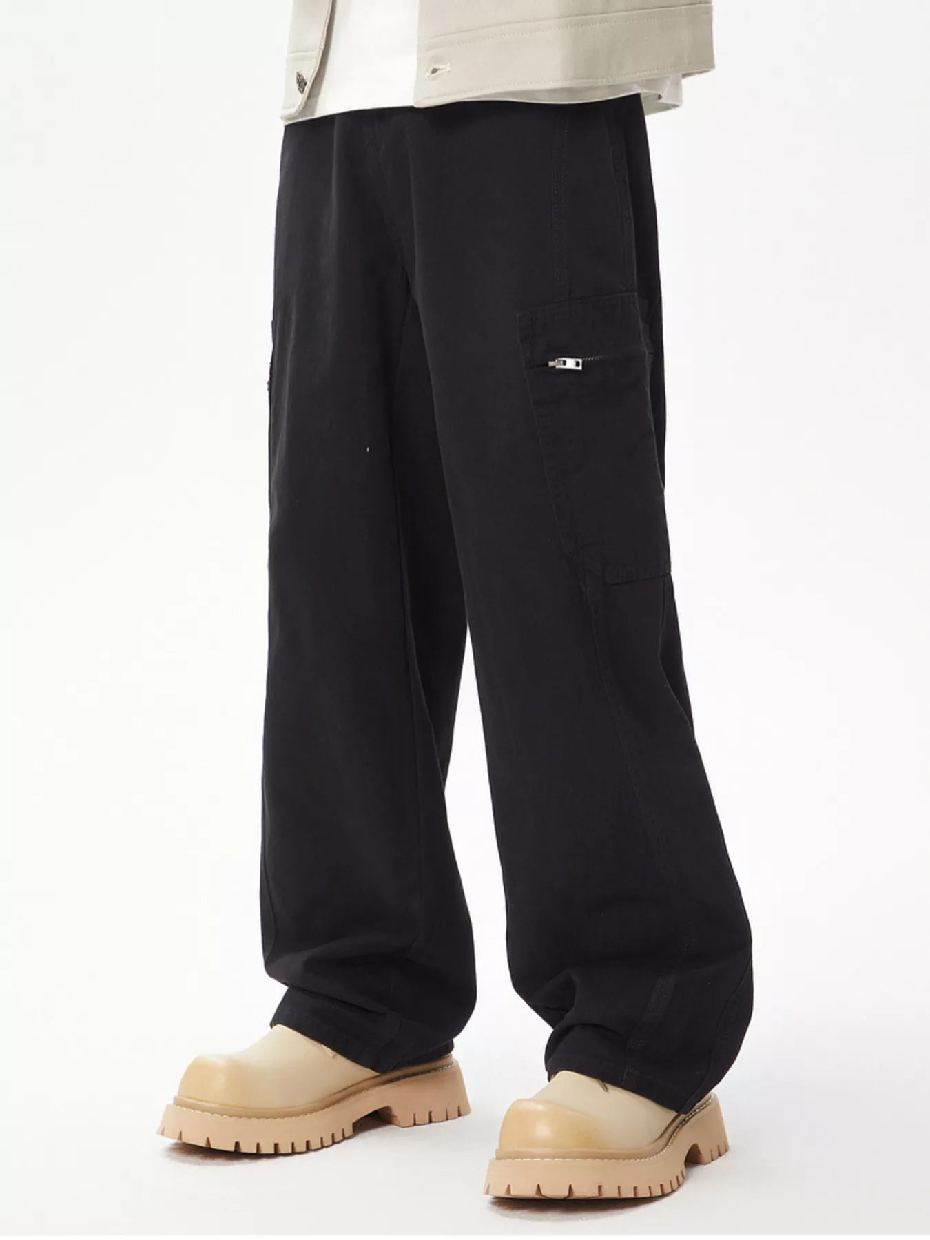 Me's Wide Leg Cargo Pants