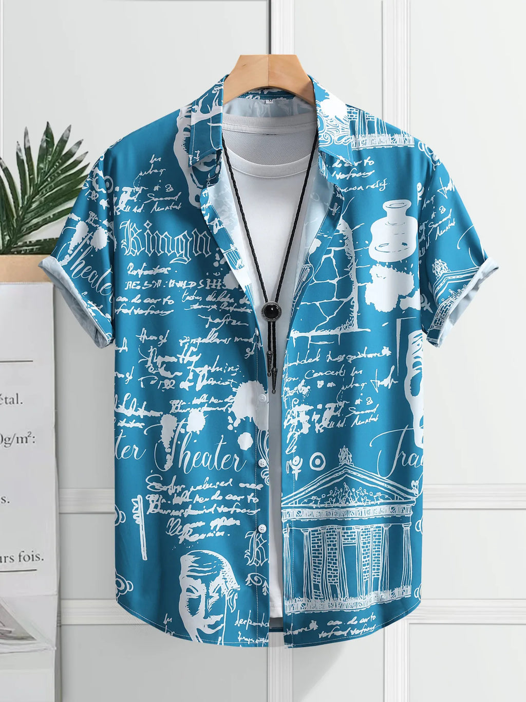 Men's Printed Short Sleeve Shirt