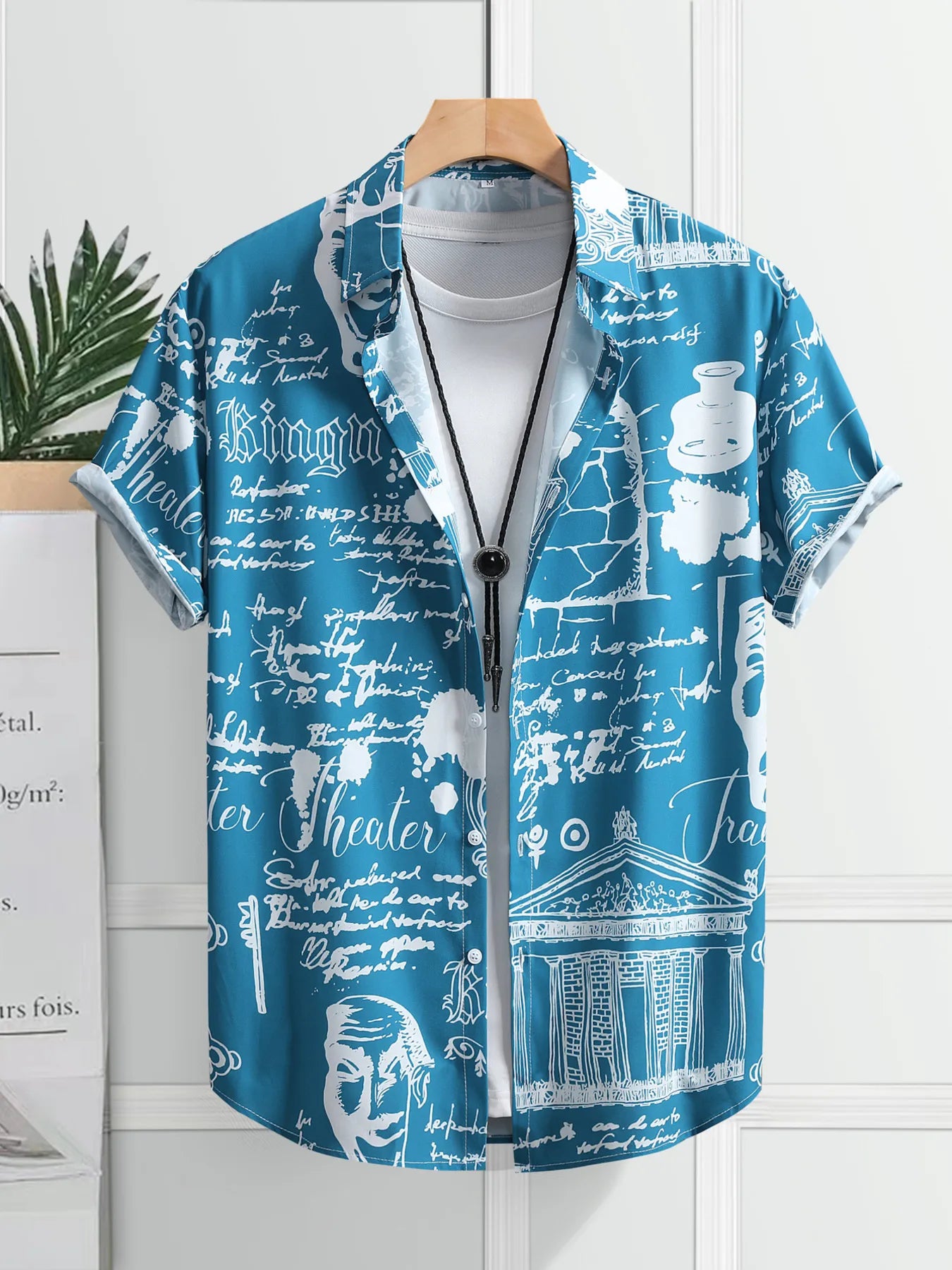 Men's Printed Short Sleeve Shirt