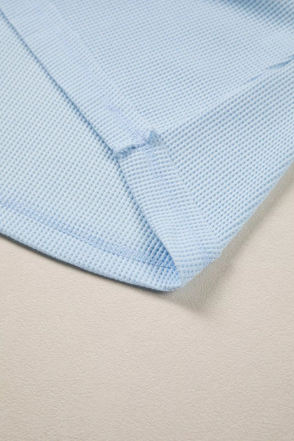 Waffle Knit Pocket T-Shirt