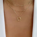 Three Layered Pendant Necklace