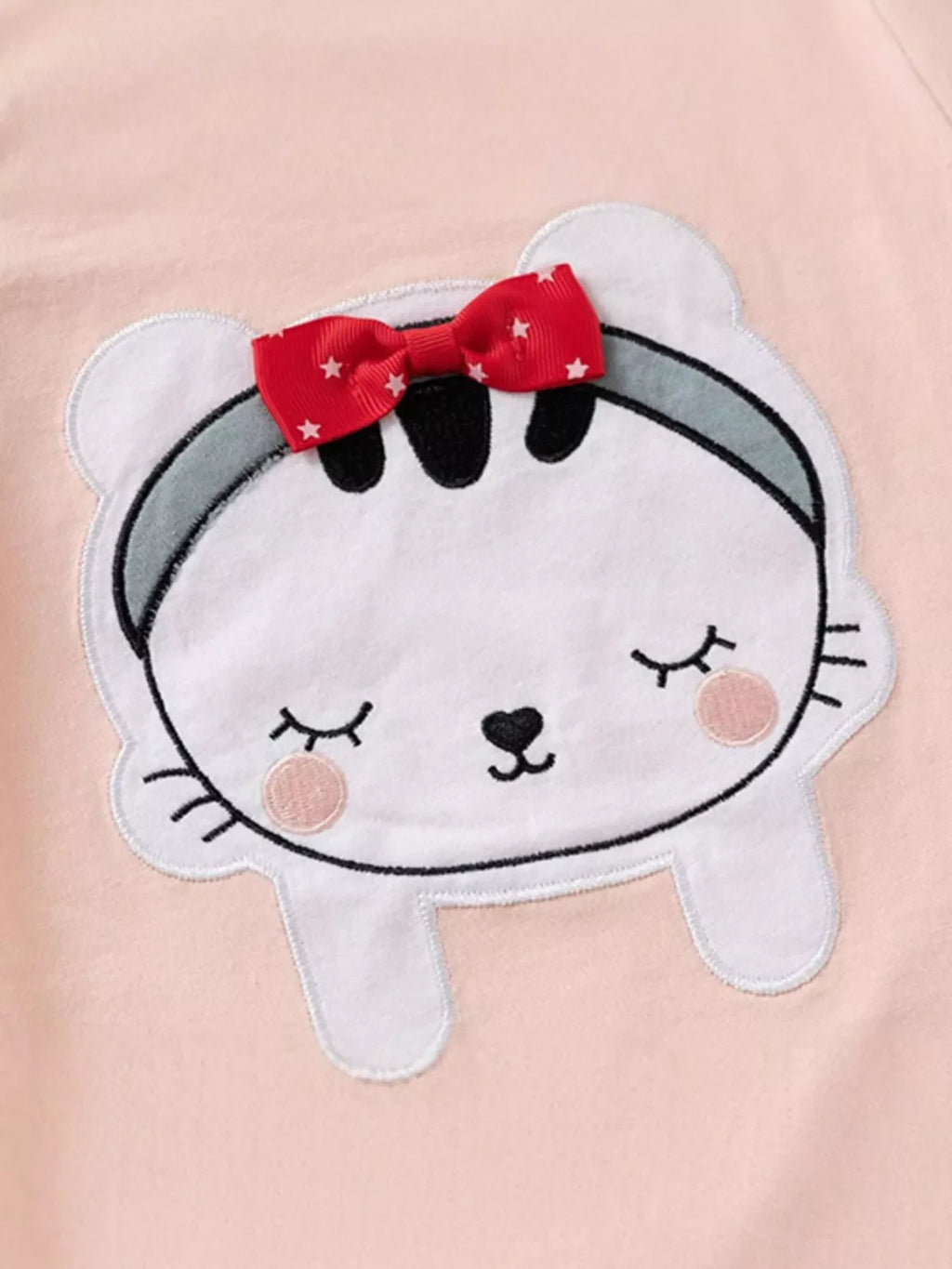 Children's Cartoon Cat Short Sleeve T-Shirt
