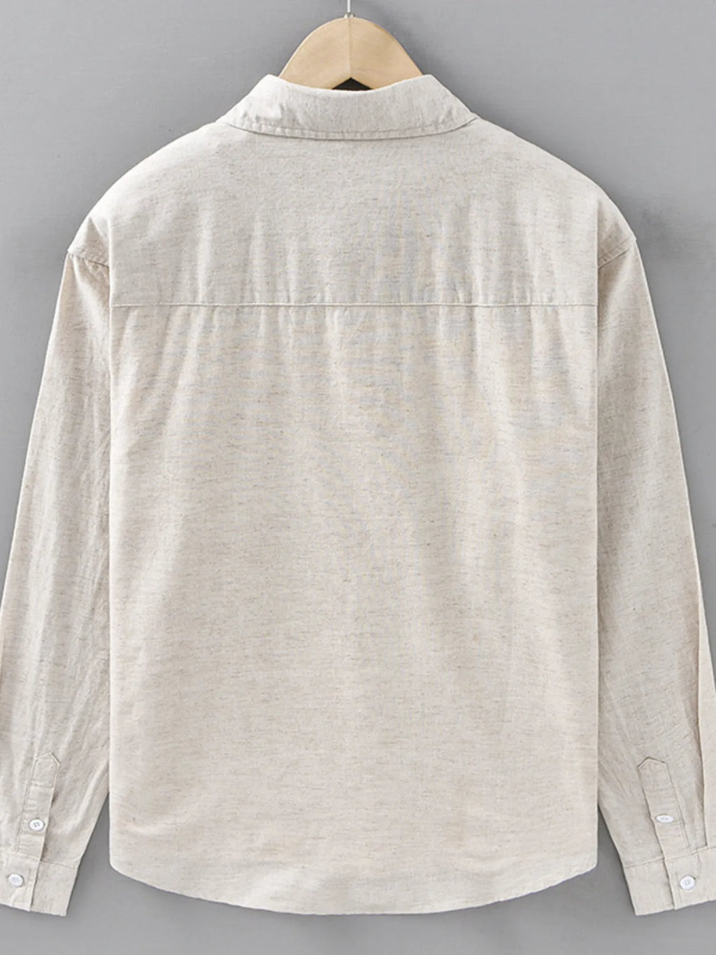 Men's Plus Size Button Up Long Sleeve Shirt