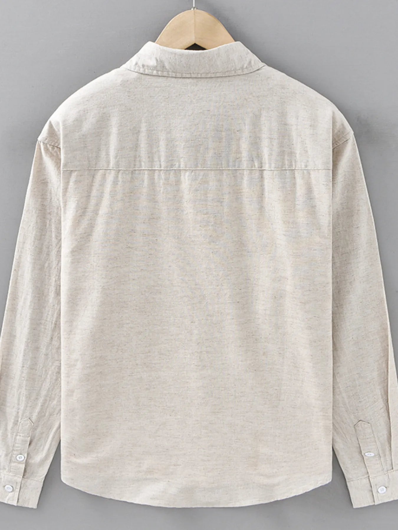 Men's Plus Size Button Up Long Sleeve Shirt
