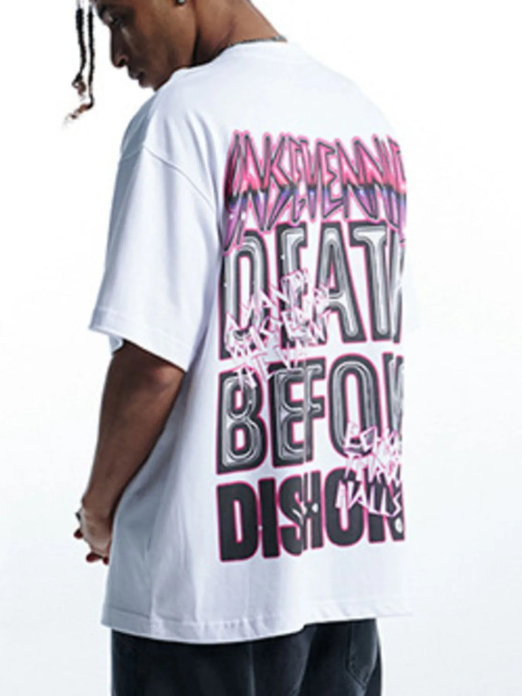 Men's Short Sleeve Graphic Oversized T-Shirt
