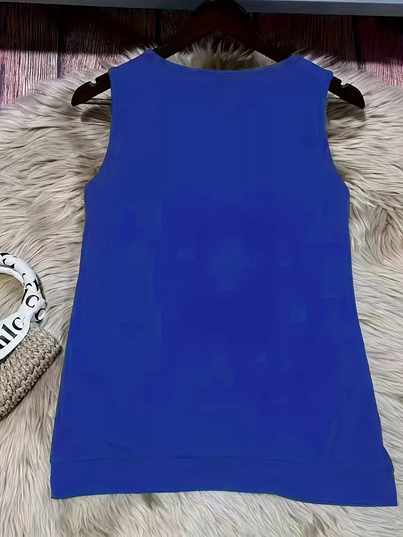 Eyelet Detail Ruched Tank