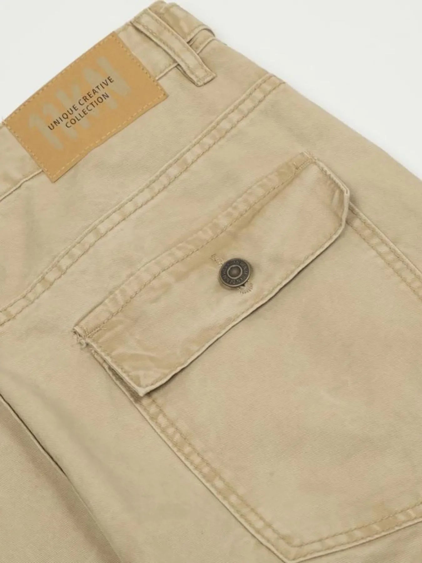 Men's Vintage Wide Leg Cargo Jeans